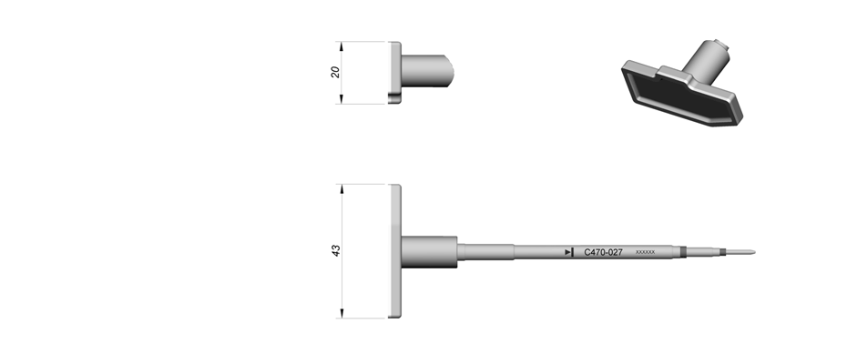 C470027 - Cartridge for T470 Comfort handpiece